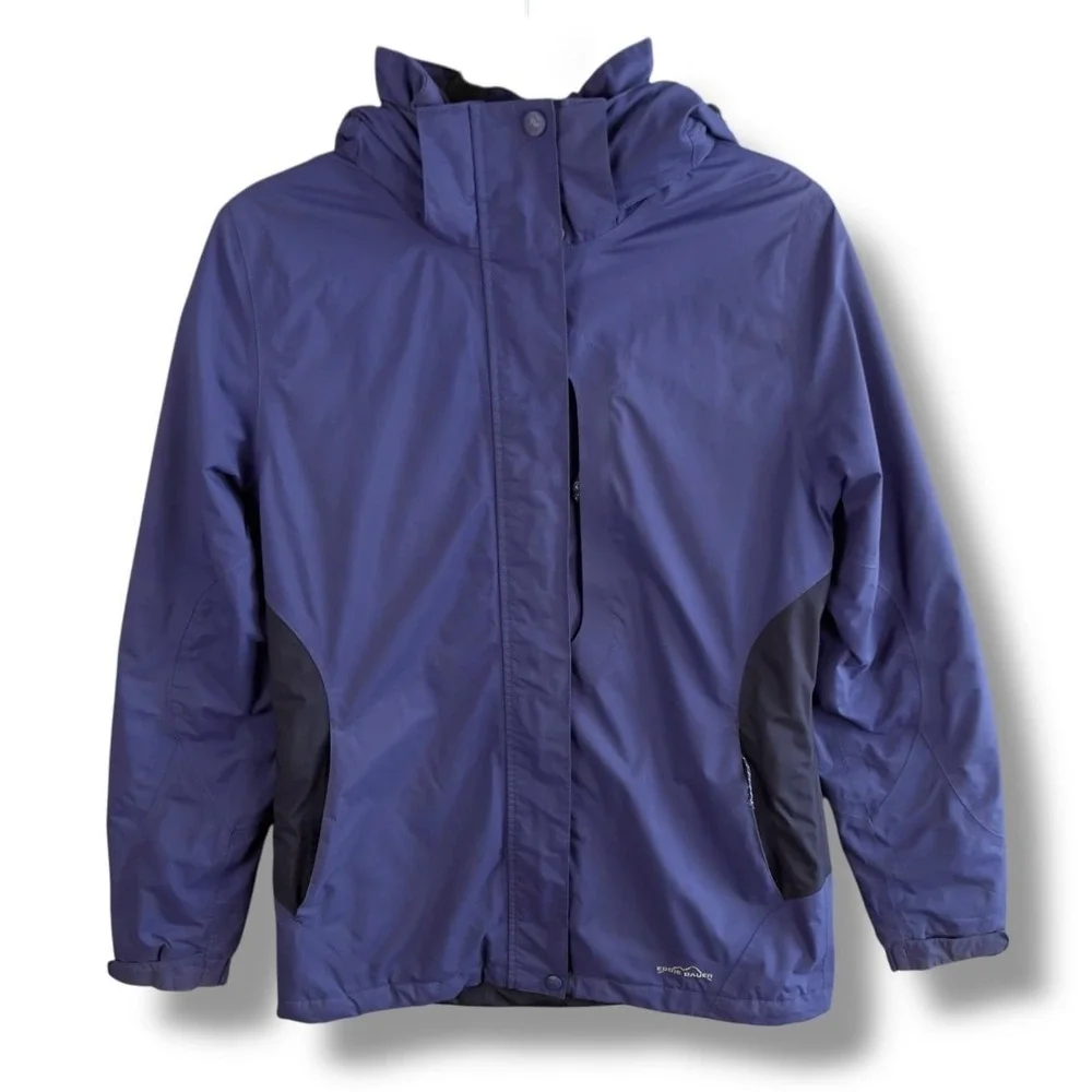 Eddie Bauer‎ Mens Weatheredge Jacket Medium Purple Waterproof